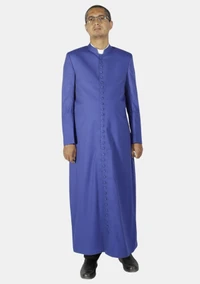 Timothy 33 Button Clergy Chimere for Men Royal Blue