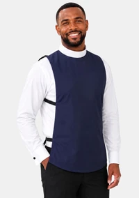 Full Collar Clergy Shirt Front for Men