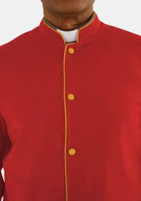 Red With Gold eClergys Robe for Men