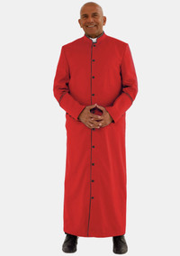 Mens Red with Black eClergys Robe