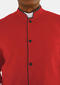 Mens Red with Black eClergys Robe