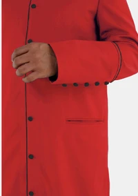 Mens Red with Black eClergys Robe
