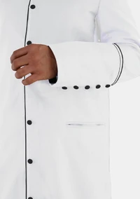 White and Black eClergys Robe for Men