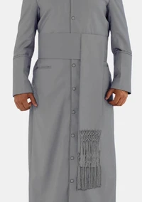 eClergys Gray Band Cincture