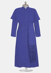 Henry Cassock for Men Royal Blue and Black Color