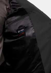 Men Clergy Long Vest Black