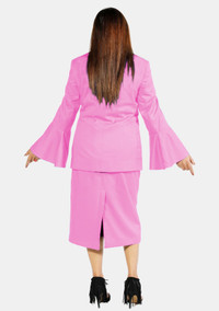 eClergy's Suit Flared Sleeve Pink