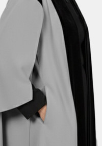 Aurelia Verger Gown for Female with Plain Sleeves