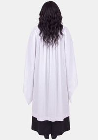 Amara Round Yoke Clergy Surplice with Curve Sleeves