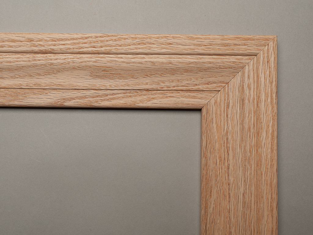 Red oak door and window casing