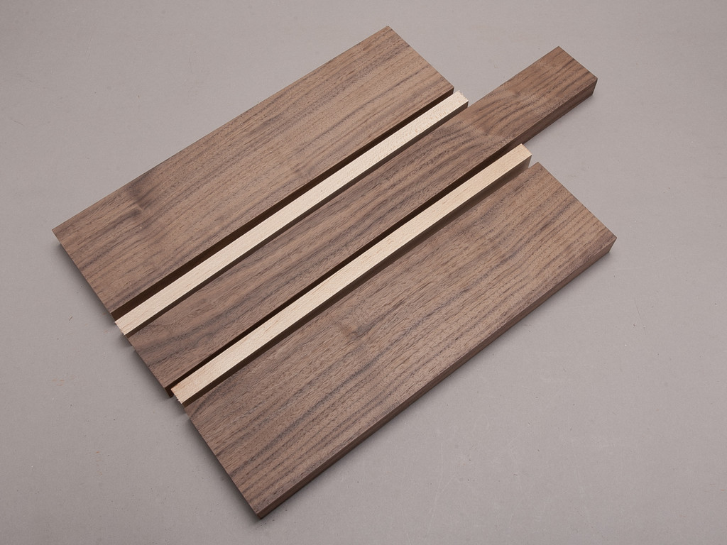 Walnut and Maple Cheese/Charcuterie Board Kit #106