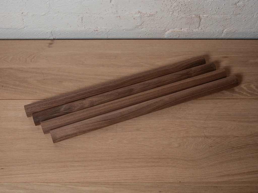 Walnut 1.5" Round Dowels | 4 Pack