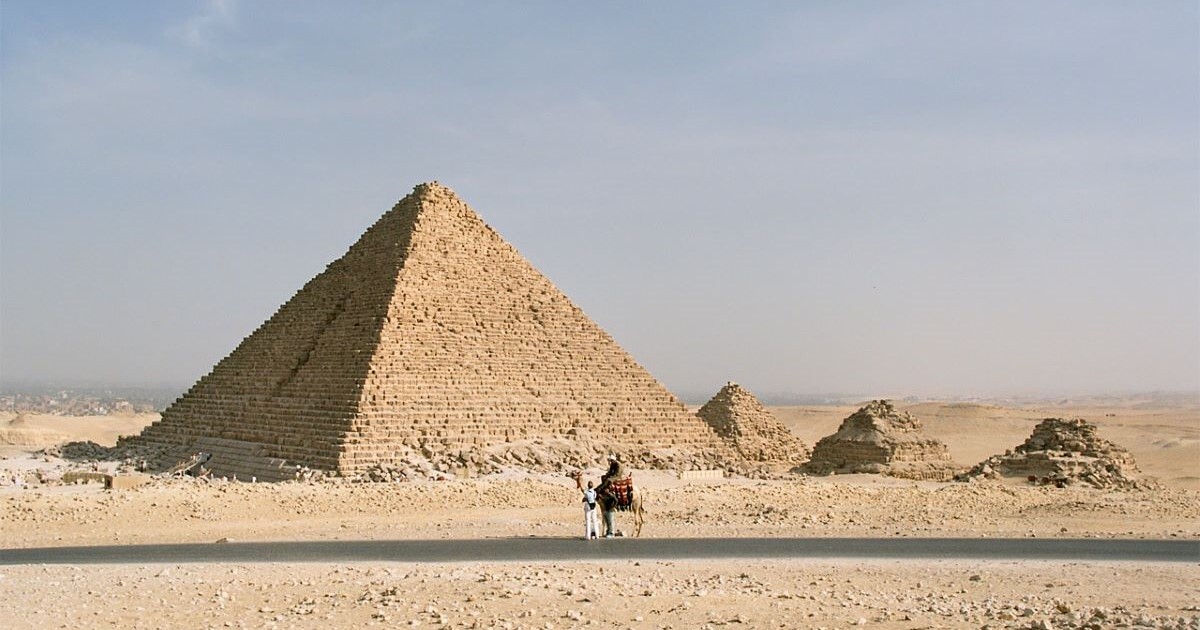 Admire the Pyramid of Menkaure