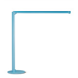 ofinto Tischlampe Lumino Desk Blau - LED-Schreibtischlampe mit Standfuß, seitliche Ansicht mit schwenkbarem Leuchtarm