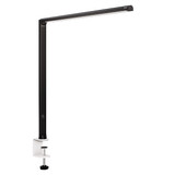 ofinto Tischlampe Lumino Desk Schwarz mit Tischklammer Weiss - LED-Arbeitsplatzlampe mit robuster Schraubklammer-Befestigung