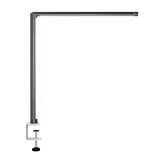 ofinto Tischlampe Lumino Desk Graphite mit Tischklammer Weiss - LED-Schreibtischleuchte mit platzsparender Klemmhalterung, seitliche Ansicht