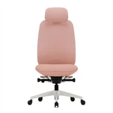 ofinto Bürostuhl Cloud in Rot ohne Armlehnen und mit Kopfstütze, ergonomischer Bürostuhl in Frontalansicht