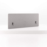 ofinto Akustik-Trennwand grau 160cm x 60cm Produktfoto - schallabsorbierende Schreibtisch-Trennwand aus recyceltem PET mit C-Klemmen-Befestigungssystem