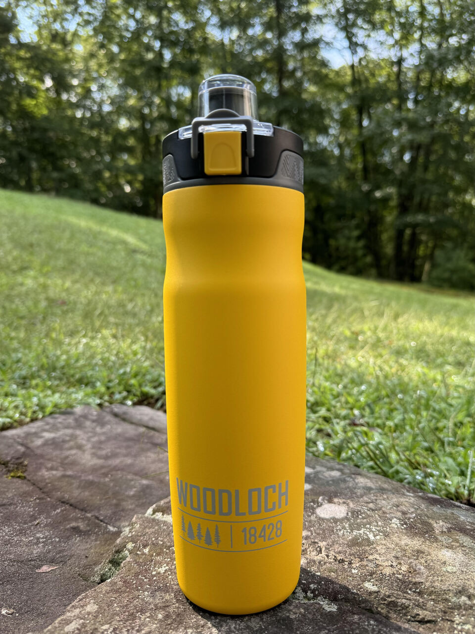 H2GO Water Bottle - Yellow - Woodloch Shoppes - Woodloch Resort
