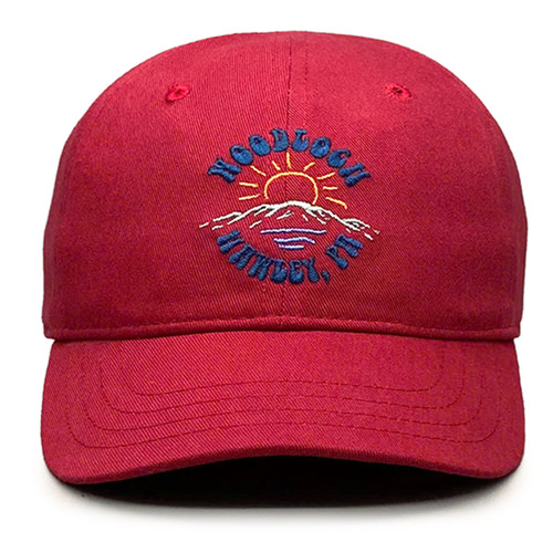 Infant Woodloch Sun Design Cap - Vintage Red Infant Woodloch Sun Design Cap - Vintage Red