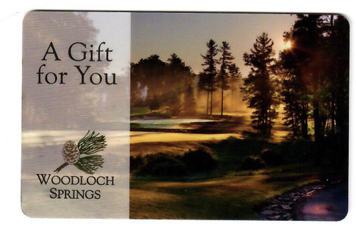 Woodloch Springs Golf Gift Card - $100