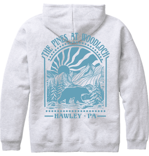 Ladies Full Back Embroidery Hooded Sweatshirt