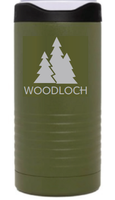 "Woodloch" Slim Can Cooler