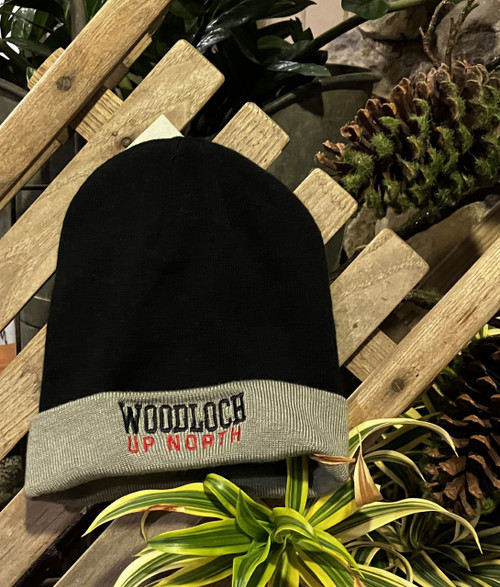 "Up  North" Roll Up Beanie