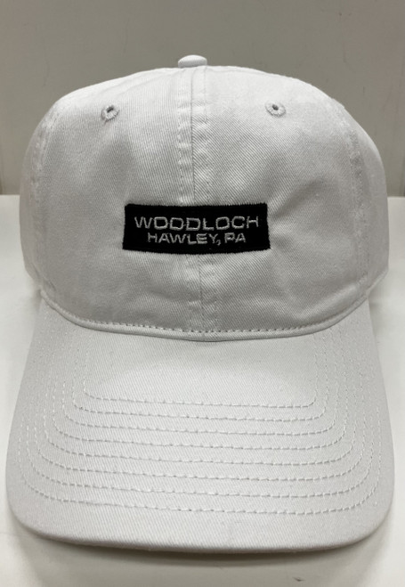 Adult  "Patch" Baseball Cap - White