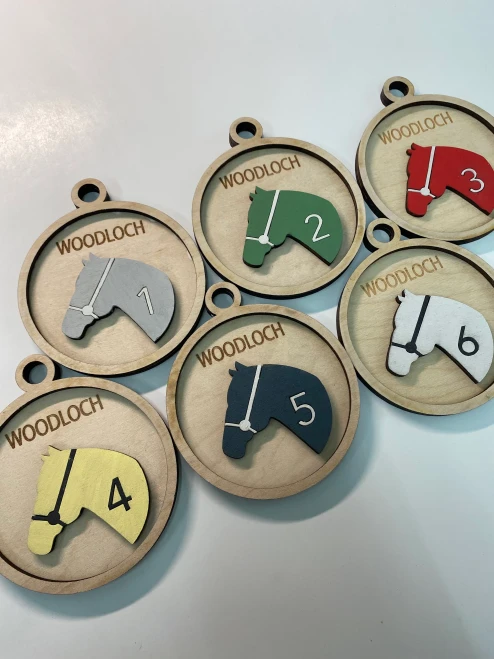 Hand Made Horseracing Ornament