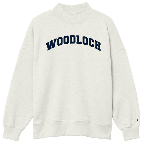 Oatmeal Mock Neck Sweatshirt