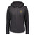 Ladies Droptail Zip Hoodie - Black