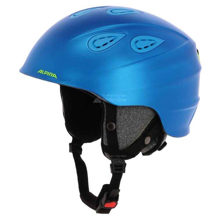 Alpina Grap 2.0 Helmet Blue Neon Matt