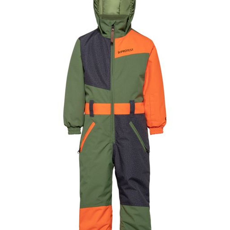 Protest Peyton Youth  Ski Suit Col Sawdust