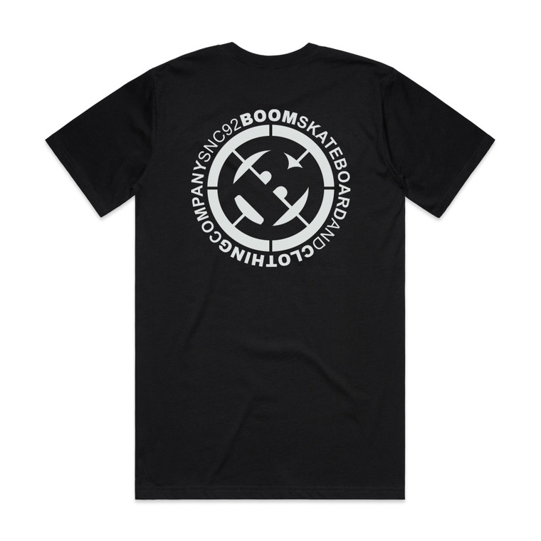 BOOM OFFICIAL LOGO T-SHIRT - BLACK