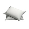 White Goose Down Firm Density Stomach Sleeper Pillow with 100% Certified RDS Down, and Removable Pillow Protector - Set of 2, Full/Queen