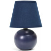 Simple Designs Mini Ceramic Globe Table Lamp
