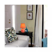 Simple Designs Mini Ceramic Globe Table Lamp