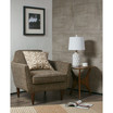 INK+IVY Contour Ivory Ceramic Glass Table Lamp