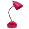 Limelight's Flossy Organizer Desk Lamp with Charging Outlet Lazy Susan Base