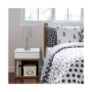Lime Lights Stick Lamp with Charging Outlet and Fabric Shade