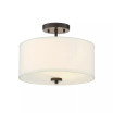 Trade Winds Cassie 2-Light Semi-Flush Ceiling Light