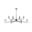 Salem 16-Light Chandelier in Forged Iron