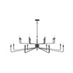 Salem 16-Light Chandelier in Forged Iron