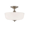 Melrose 2-Light Semi-Flush Mounted Ceiling Light