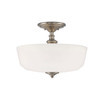 Melrose 2-Light Semi-Flush Mounted Ceiling Light