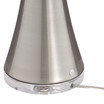 Brushed Nickel and Crystal Table Lamp