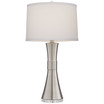 Brushed Nickel and Crystal Table Lamp