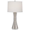 Brushed Nickel and Crystal Table Lamp