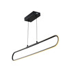 Ned 39" Dimmable Adjustable Integrated LED Metal Linear Pendant
